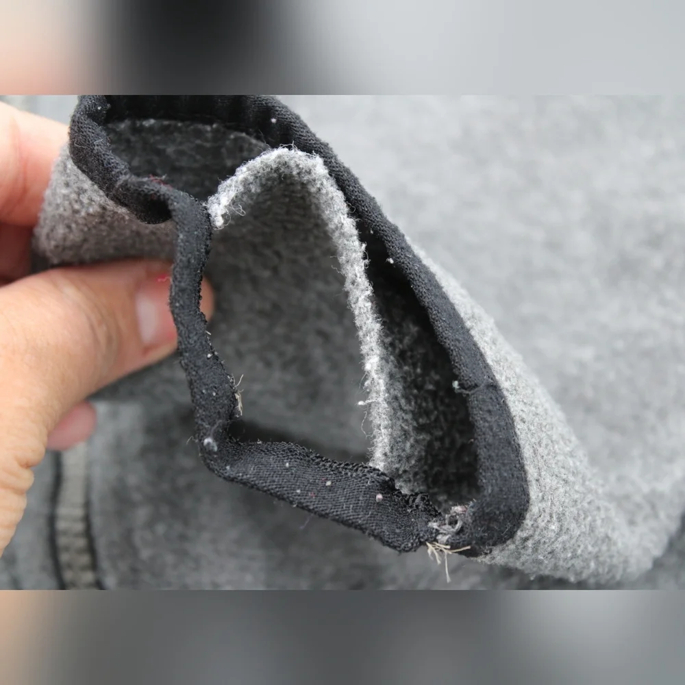 The Children’s Place Boys L (10/12) Gray Fleece Full-Zip Jacket